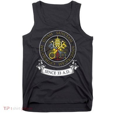 One Holy Catholic & Apostolic Church Catholic Latin Tank Top