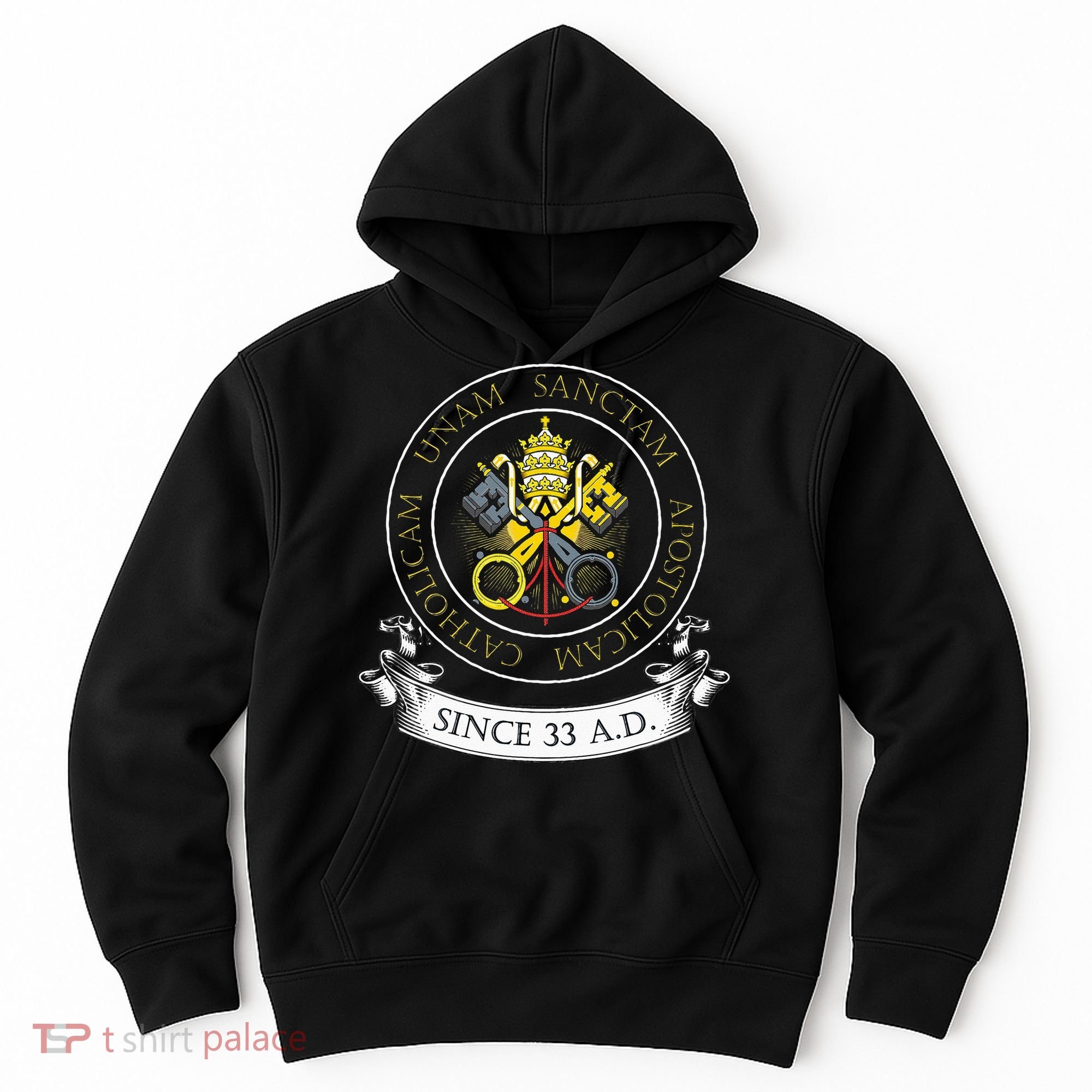 One Holy Catholic & Apostolic Church Catholic Latin Hoodie