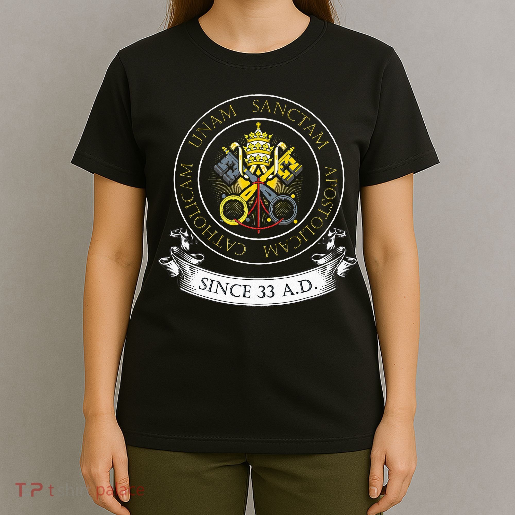 One Holy Catholic & Apostolic Church Catholic Latin T-Shirt