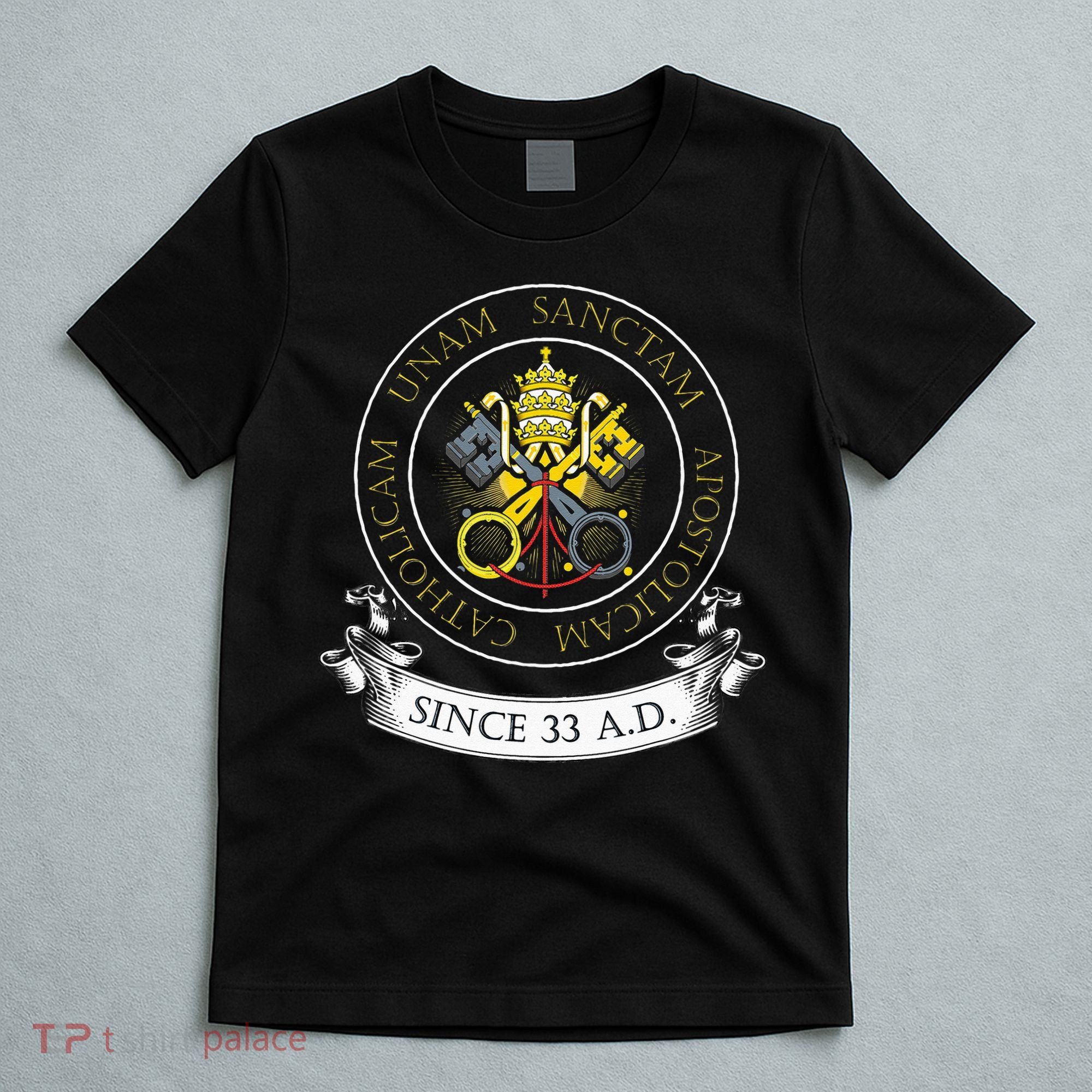 One Holy Catholic & Apostolic Church Catholic Latin T-Shirt