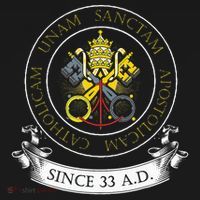 One Holy Catholic & Apostolic Church Catholic Latin Women's Hoodie thumb 2