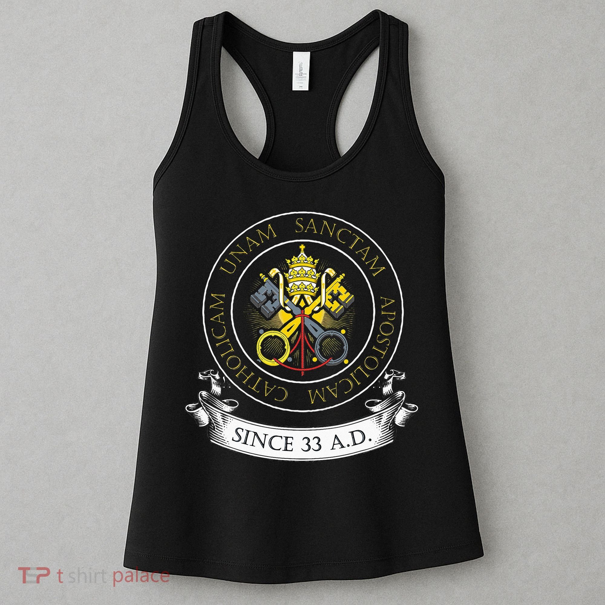 One Holy Catholic & Apostolic Church Catholic Latin Women's Tank Top