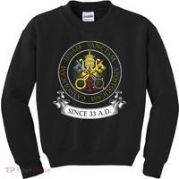 One Holy Catholic & Apostolic Church Catholic Latin Kids Sweatshirt thumb 0