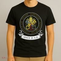 One Holy Catholic & Apostolic Church Catholic Latin T-Shirt thumb 3