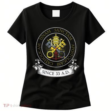 One Holy Catholic & Apostolic Church Catholic Latin Women's T-Shirt