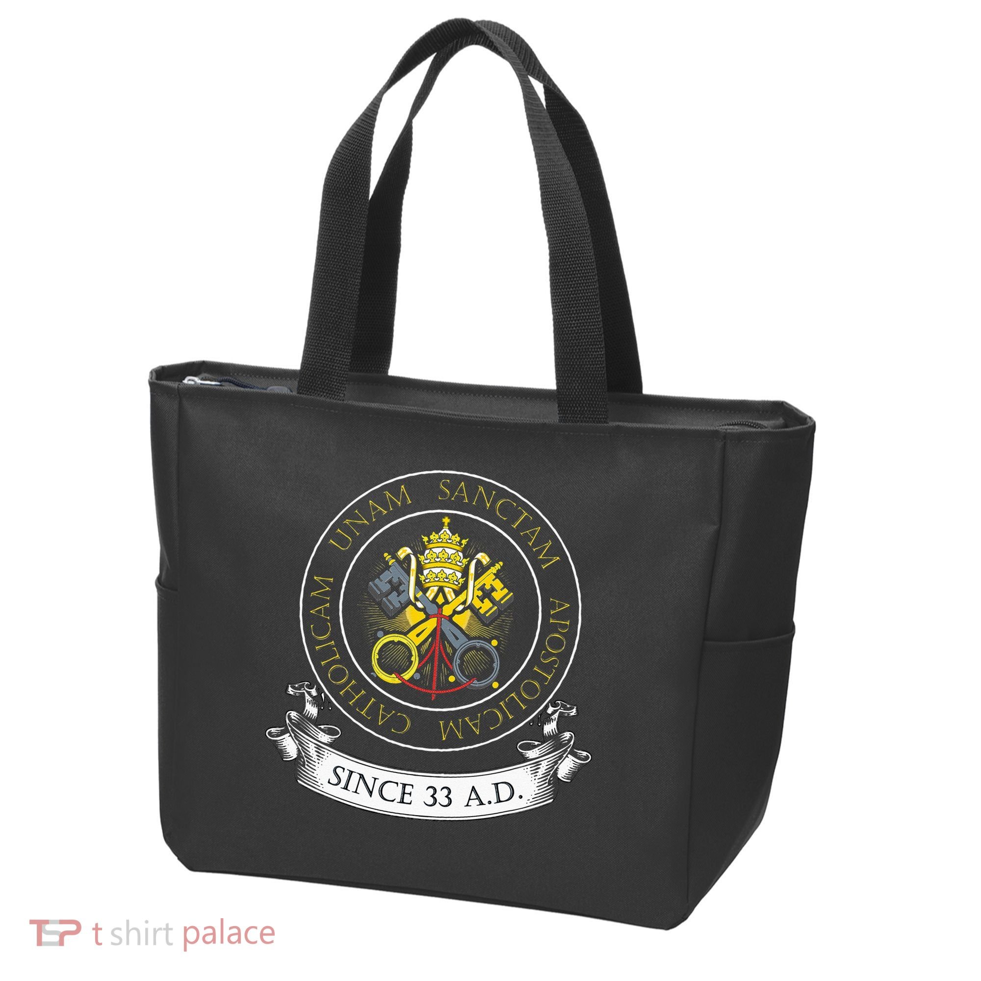 One Holy Catholic & Apostolic Church Catholic Latin Tote Bag