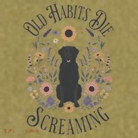 Old Habits Die Screaming Lyrics The Black Dog Ttpd Garment-Dyed Women's Muscle Tee thumb 6