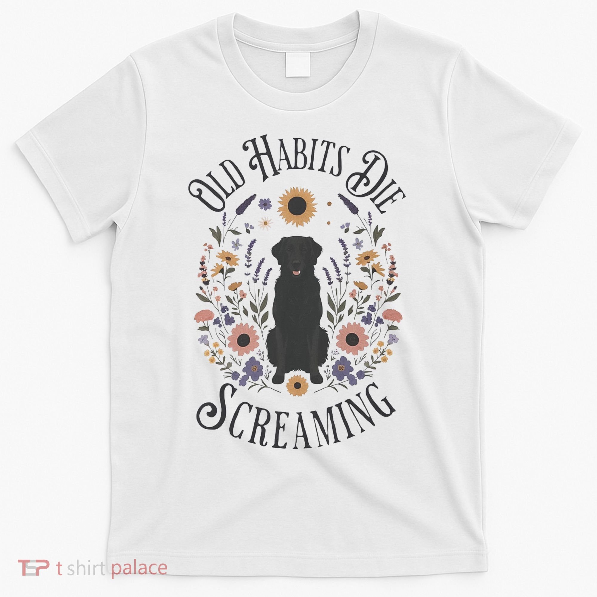 Old Habits Die Screaming Lyrics The Black Dog Ttpd T-Shirt