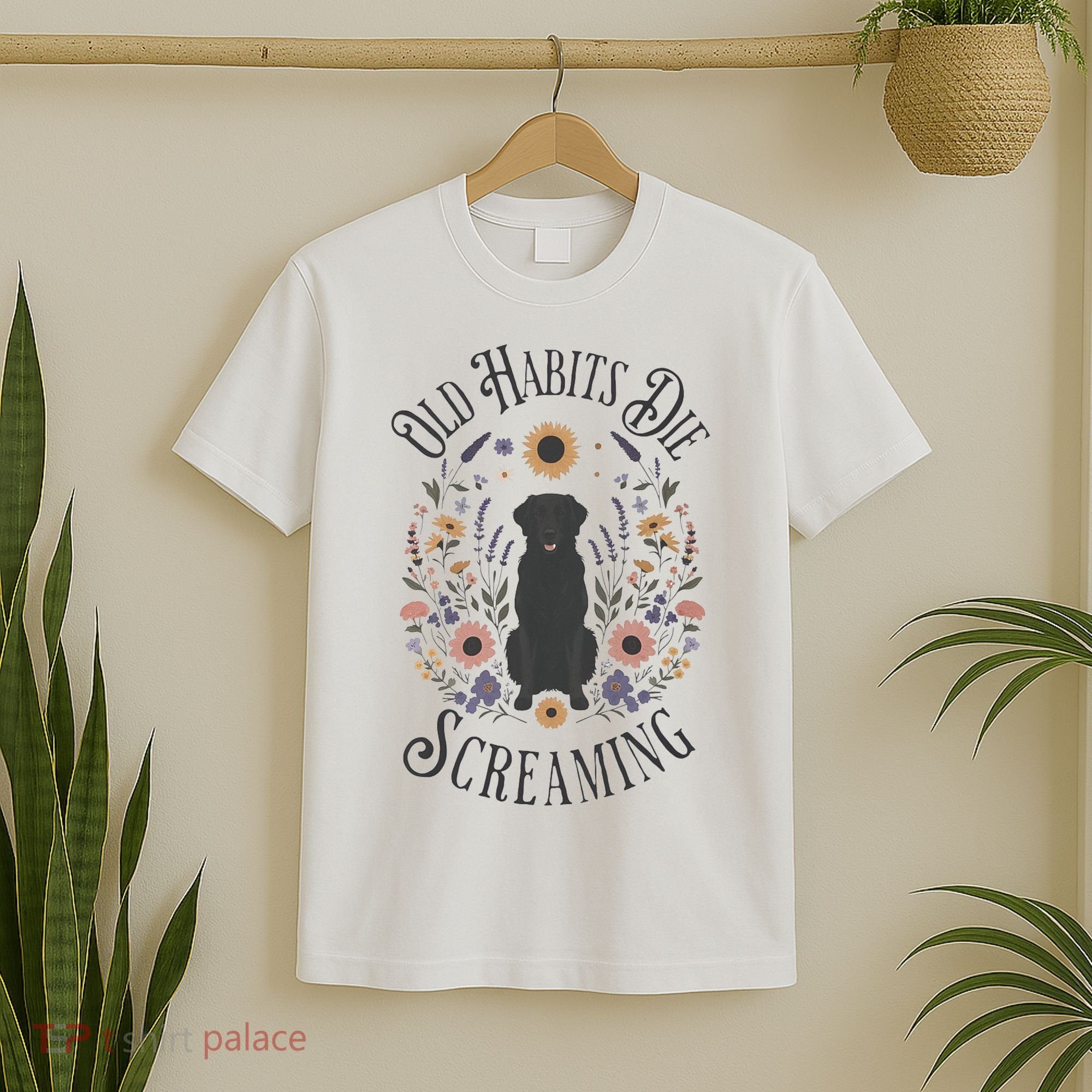 Old Habits Die Screaming Lyrics The Black Dog Ttpd T-Shirt