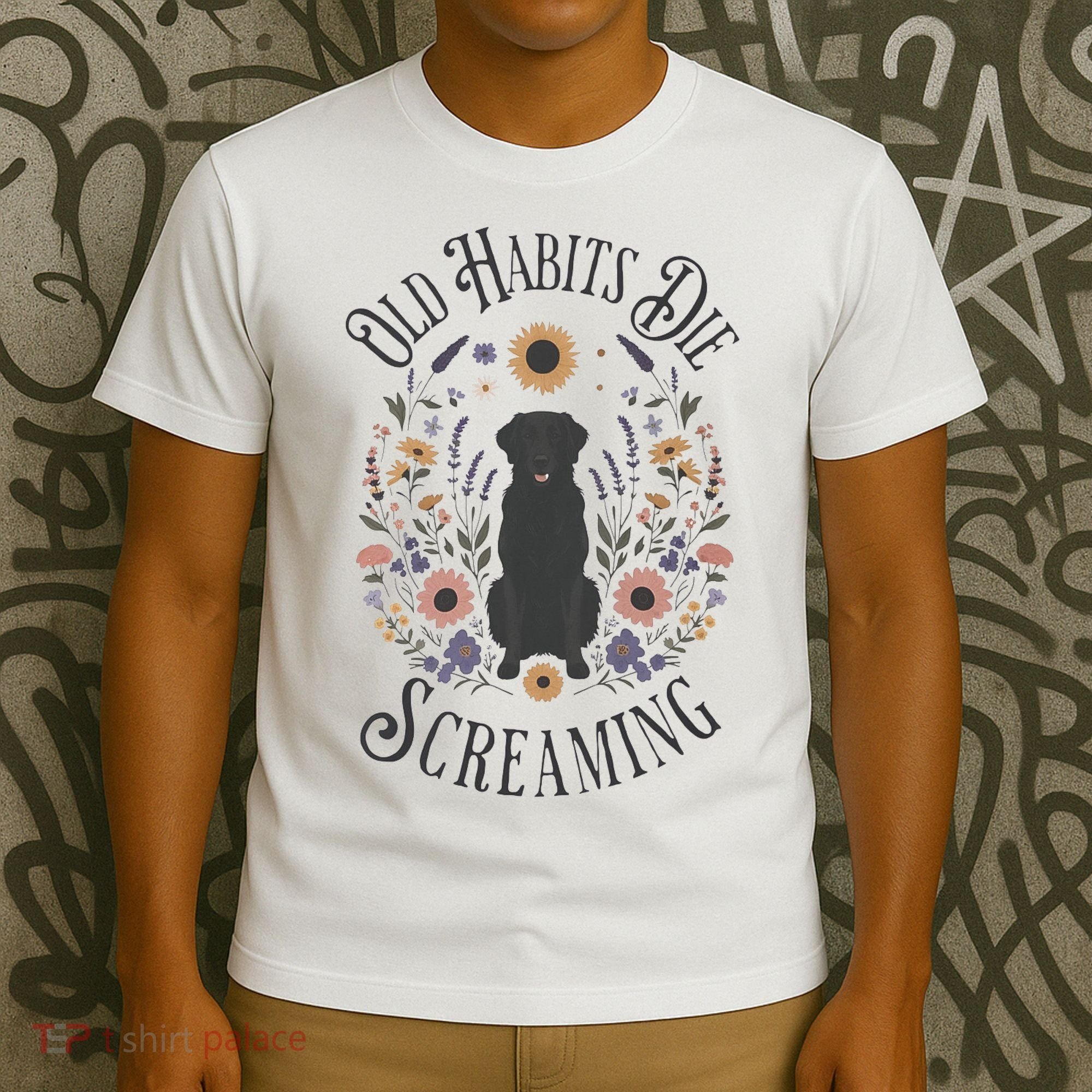 Old Habits Die Screaming Lyrics The Black Dog Ttpd T-Shirt
