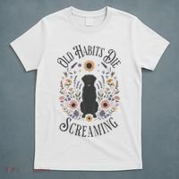 Old Habits Die Screaming Lyrics The Black Dog Ttpd T-Shirt thumb 5