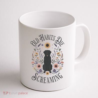 Old Habits Die Screaming Lyrics The Black Dog Ttpd Coffee Mug back