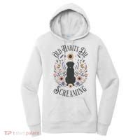 Old Habits Die Screaming Lyrics The Black Dog Ttpd Women's Hoodie thumb 0