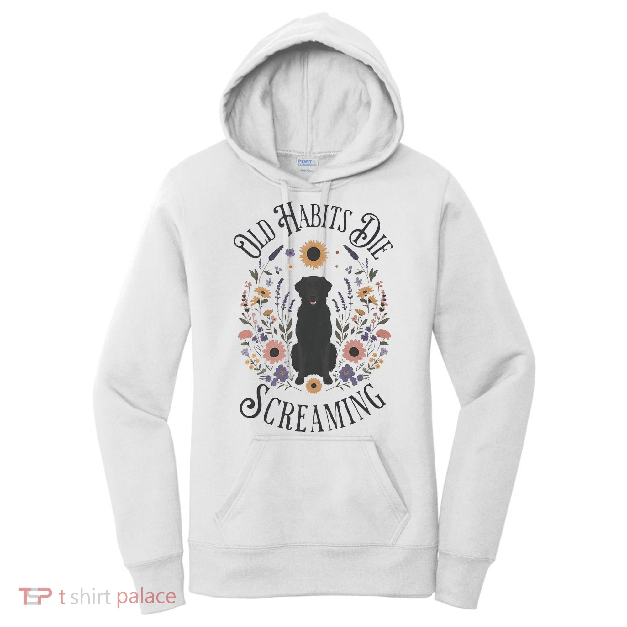 Old Habits Die Screaming Lyrics The Black Dog Ttpd Women's Hoodie