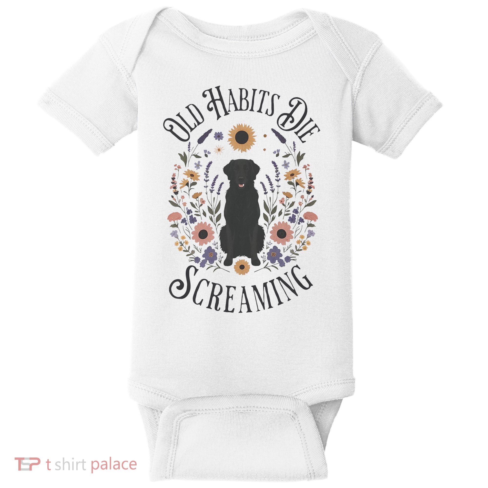 Old Habits Die Screaming Lyrics The Black Dog Ttpd Baby Bodysuit