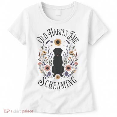 Old Habits Die Screaming Lyrics The Black Dog Ttpd Women's T-Shirt