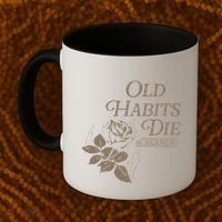 Old Habits Die Screaming Coffee Mug thumb 2