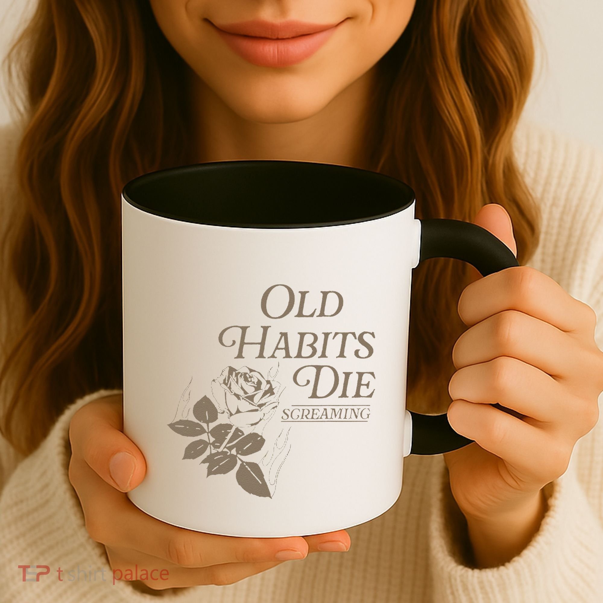Old Habits Die Screaming Coffee Mug