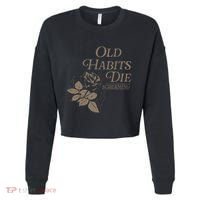 Old Habits Die Screaming Cropped Pullover Crew thumb 0