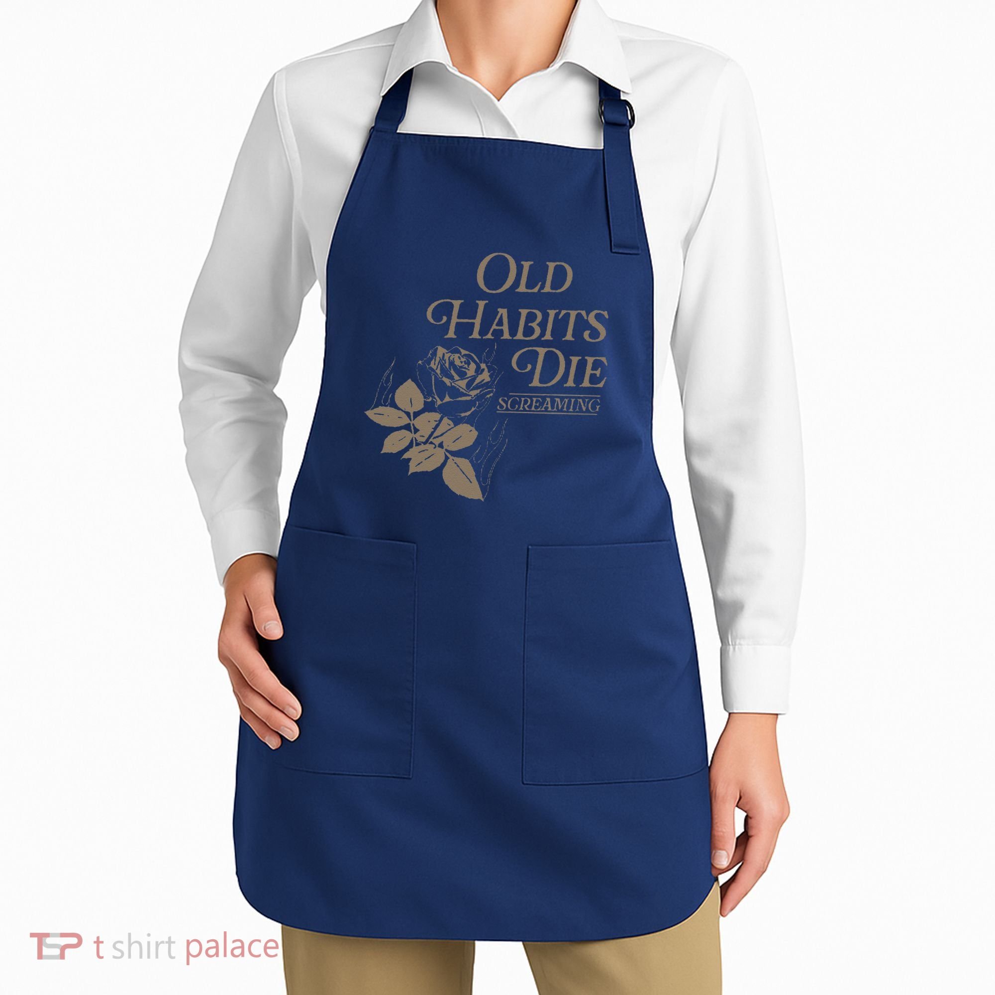 Old Habits Die Screaming Apron