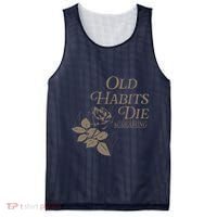 Old Habits Die Screaming Mesh Reversible Basketball Jersey Tank thumb 0