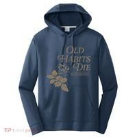 Old Habits Die Screaming Performance Fleece Hoodie thumb 0