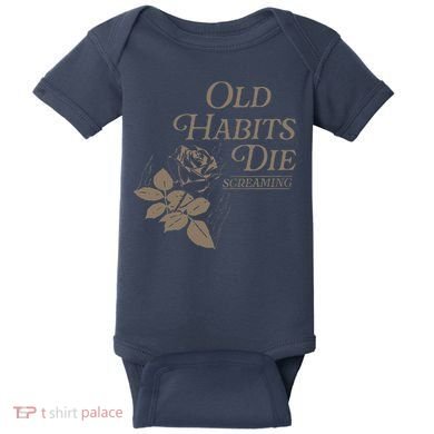 Old Habits Die Screaming Baby Bodysuit