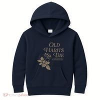 Old Habits Die Screaming Kids Hoodie thumb 0