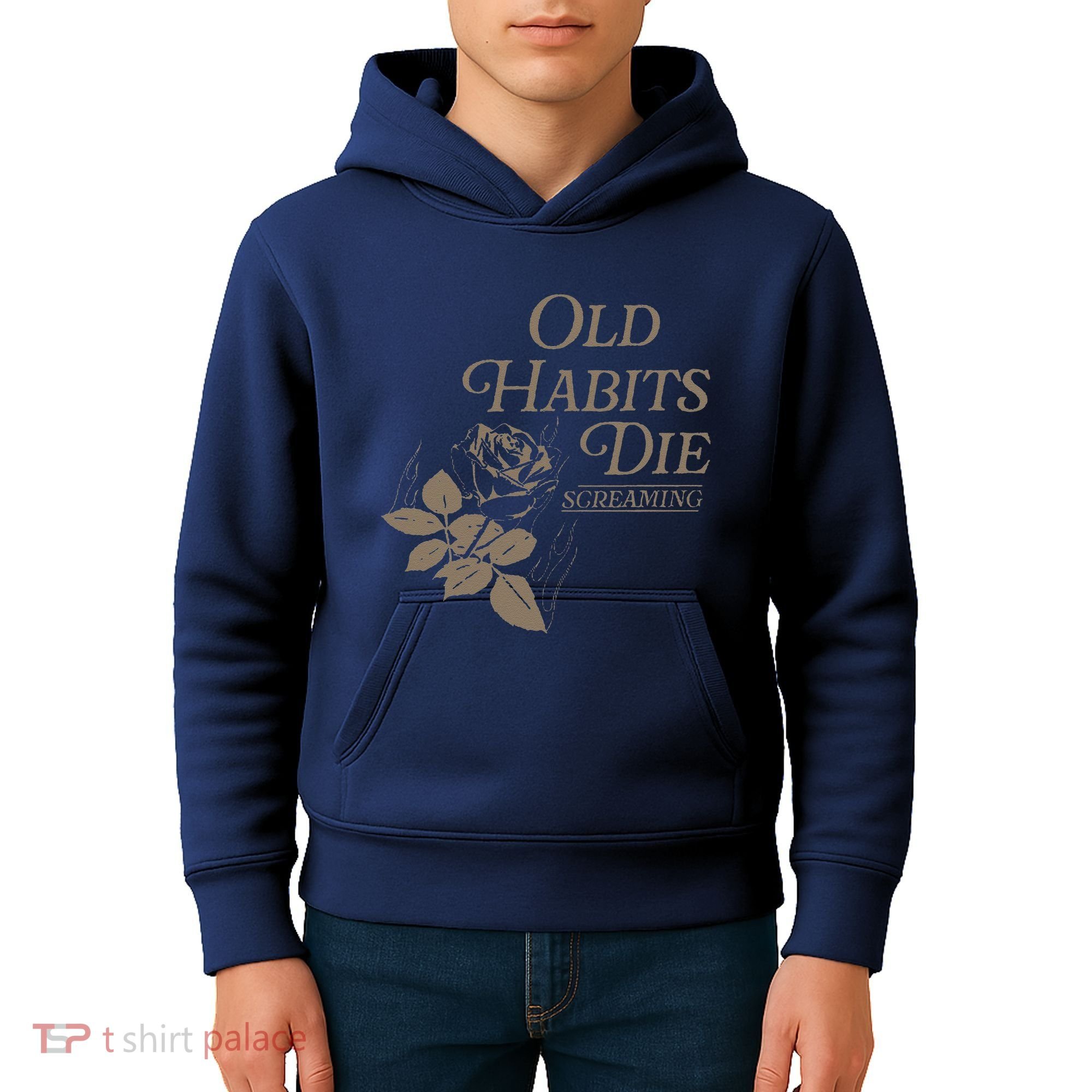 Old Habits Die Screaming Kids Hoodie