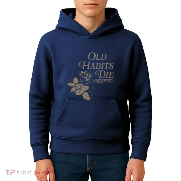 Old Habits Die Screaming Kids Hoodie