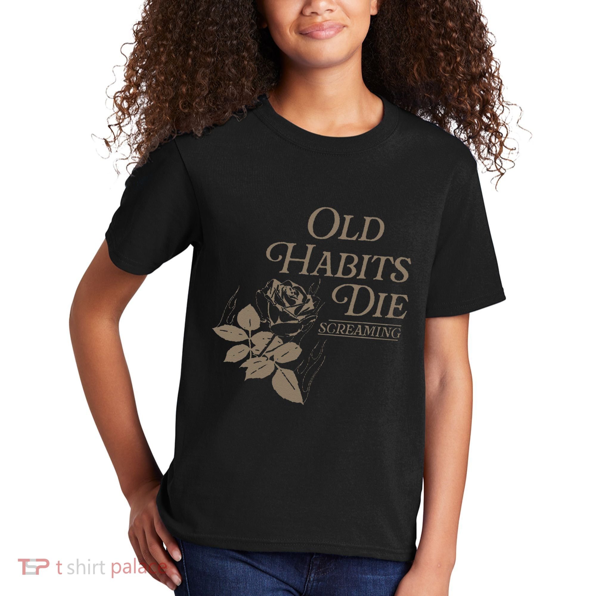 Old Habits Die Screaming Kids T-Shirt