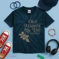 Old Habits Die Screaming Kids Tie-Dye T-Shirt thumb 2