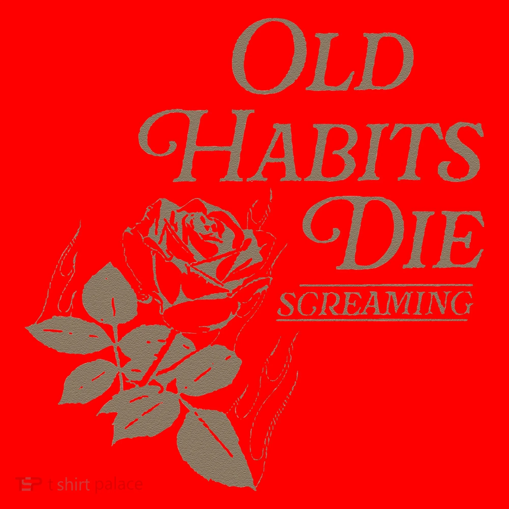 Old Habits Die Screaming Santa Hat