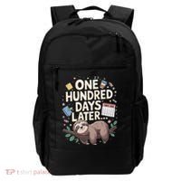 One Hundred Days Later 100th Day Sloth Teacher Or Pupil Backpack thumb 0