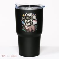 One Hundred Days Later 100th Day Sloth Teacher Or Pupil Tumbler thumb 0