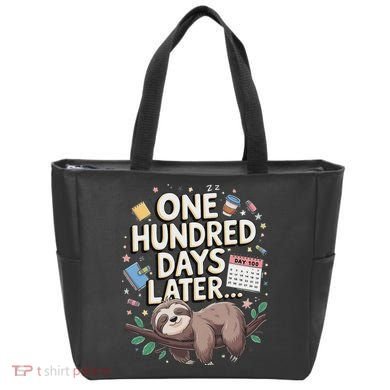 One Hundred Days Later 100th Day Sloth Teacher Or Pupil Tote Bag