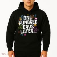 One Hundred Days Later 100 Days Of School Hoodie thumb 2