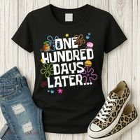 One Hundred Days Later 100 Days Of School Women's T-Shirt thumb 3