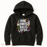 One Hundred Days Later 100 Days Of School Kids Hoodie thumb 0
