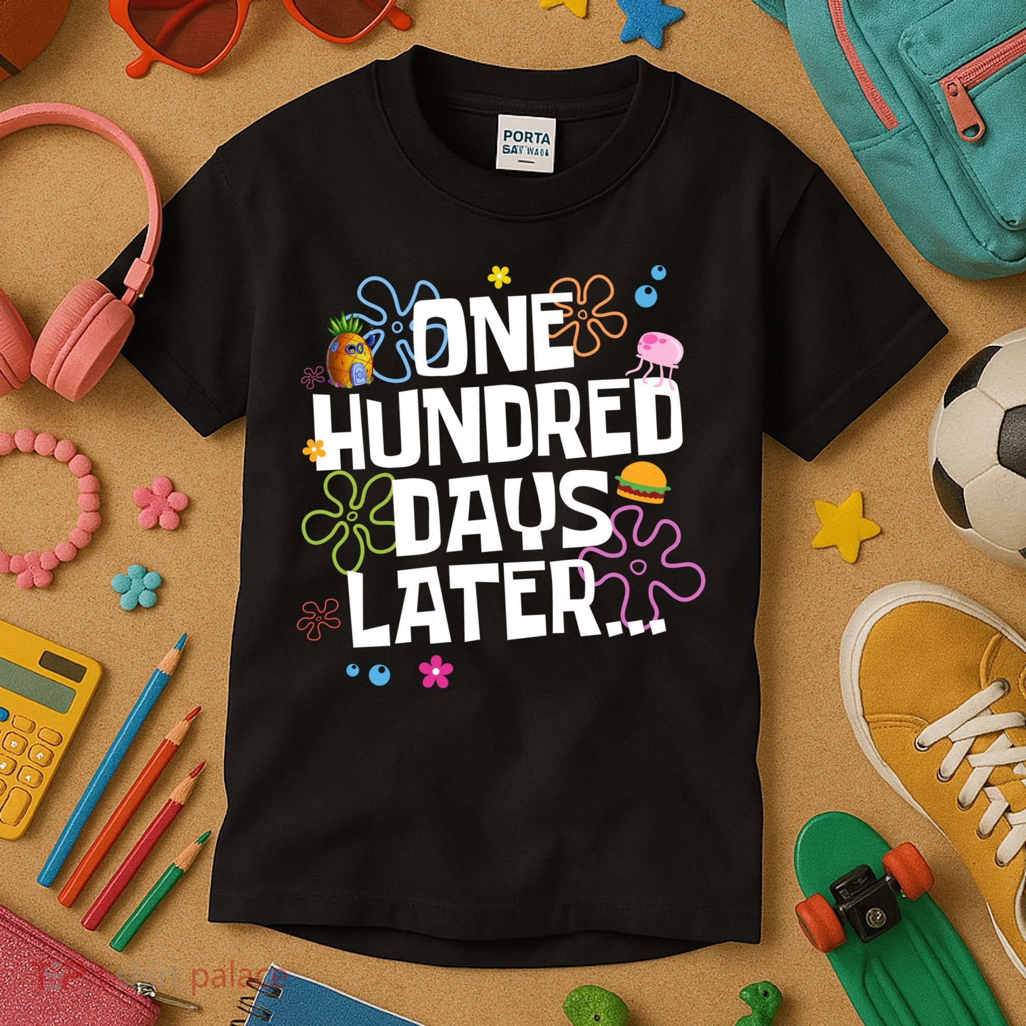 One Hundred Days Later 100 Days Of School Kids T-Shirt