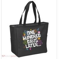 One Hundred Days Later 100 Days Of School Tote Bag thumb 2