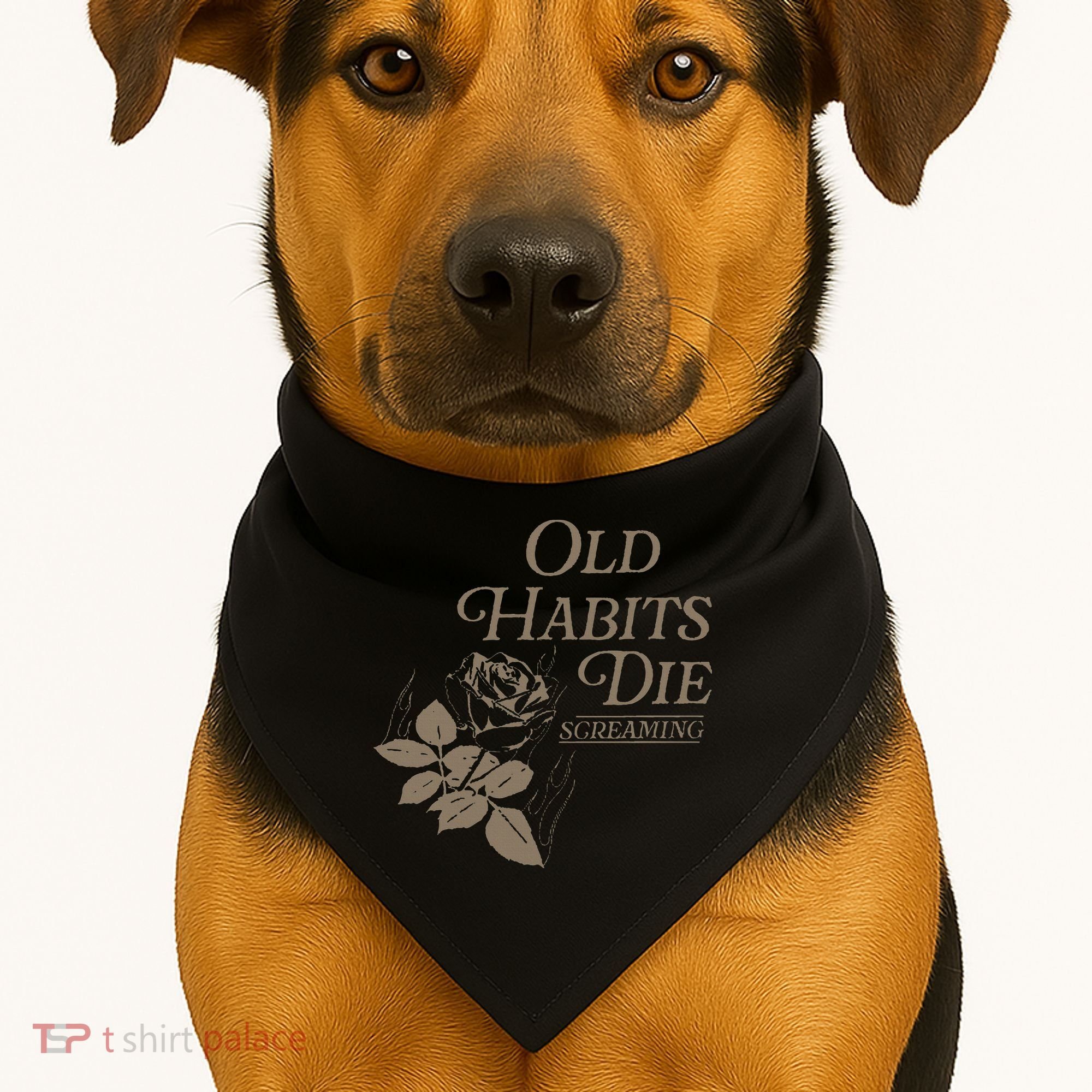 Old Habits Die Screaming USA-Made Doggie Bandana