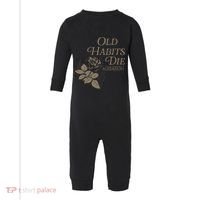 Old Habits Die Screaming Infant Fleece One Piece thumb 0