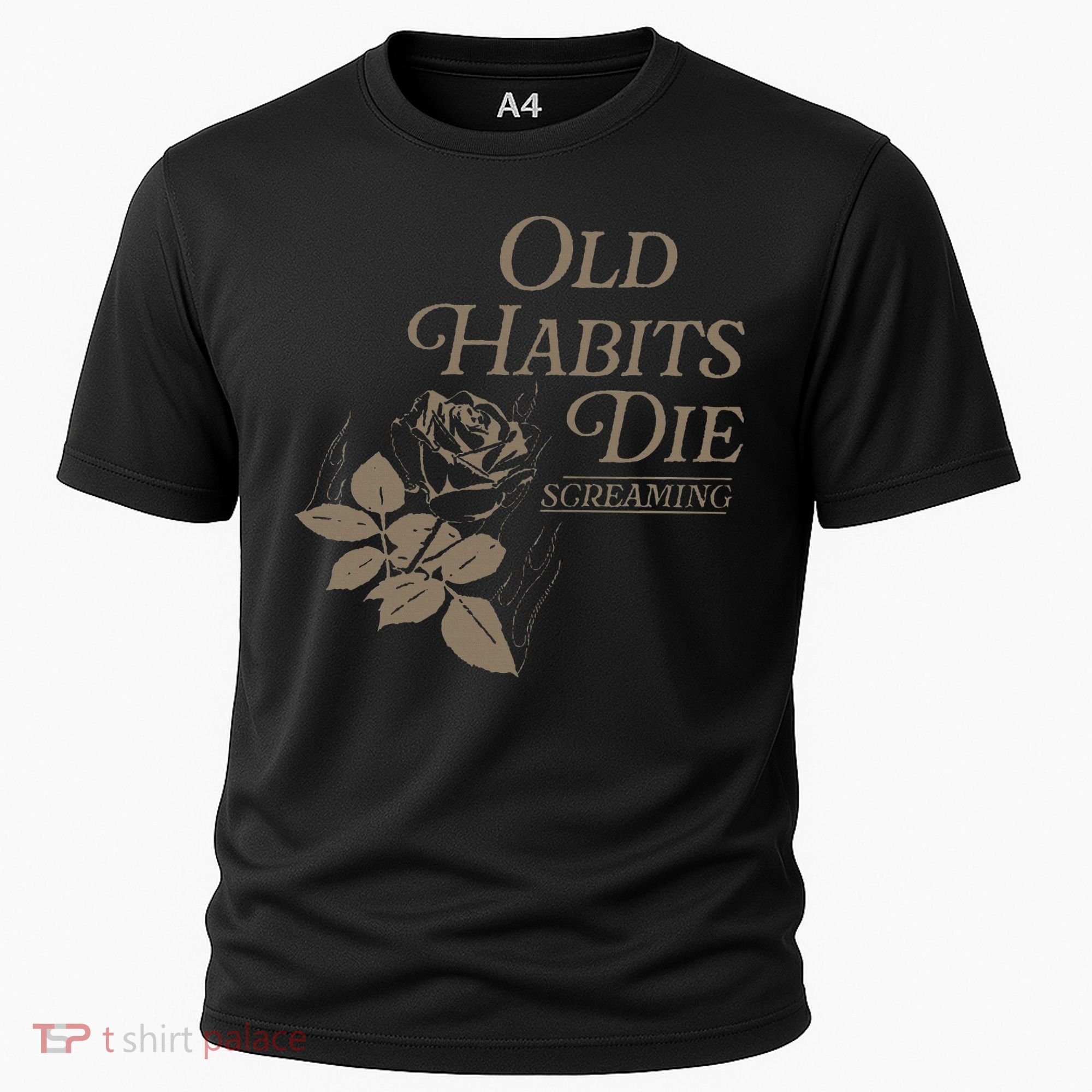Old Habits Die Screaming Cooling Performance Crew T-Shirt