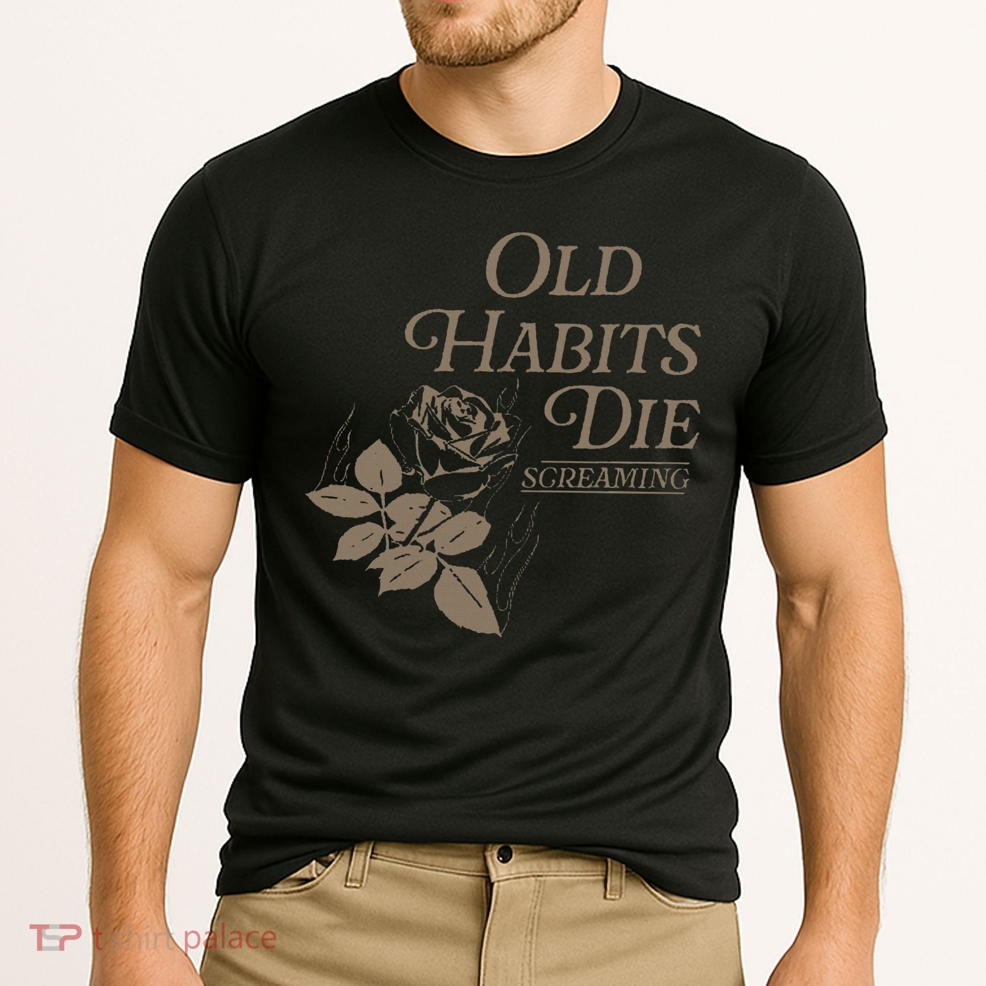 Old Habits Die Screaming Cooling Performance Crew T-Shirt