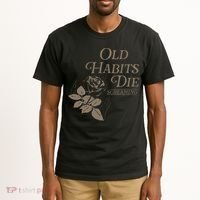 Old Habits Die Screaming Tall T-Shirt thumb 2