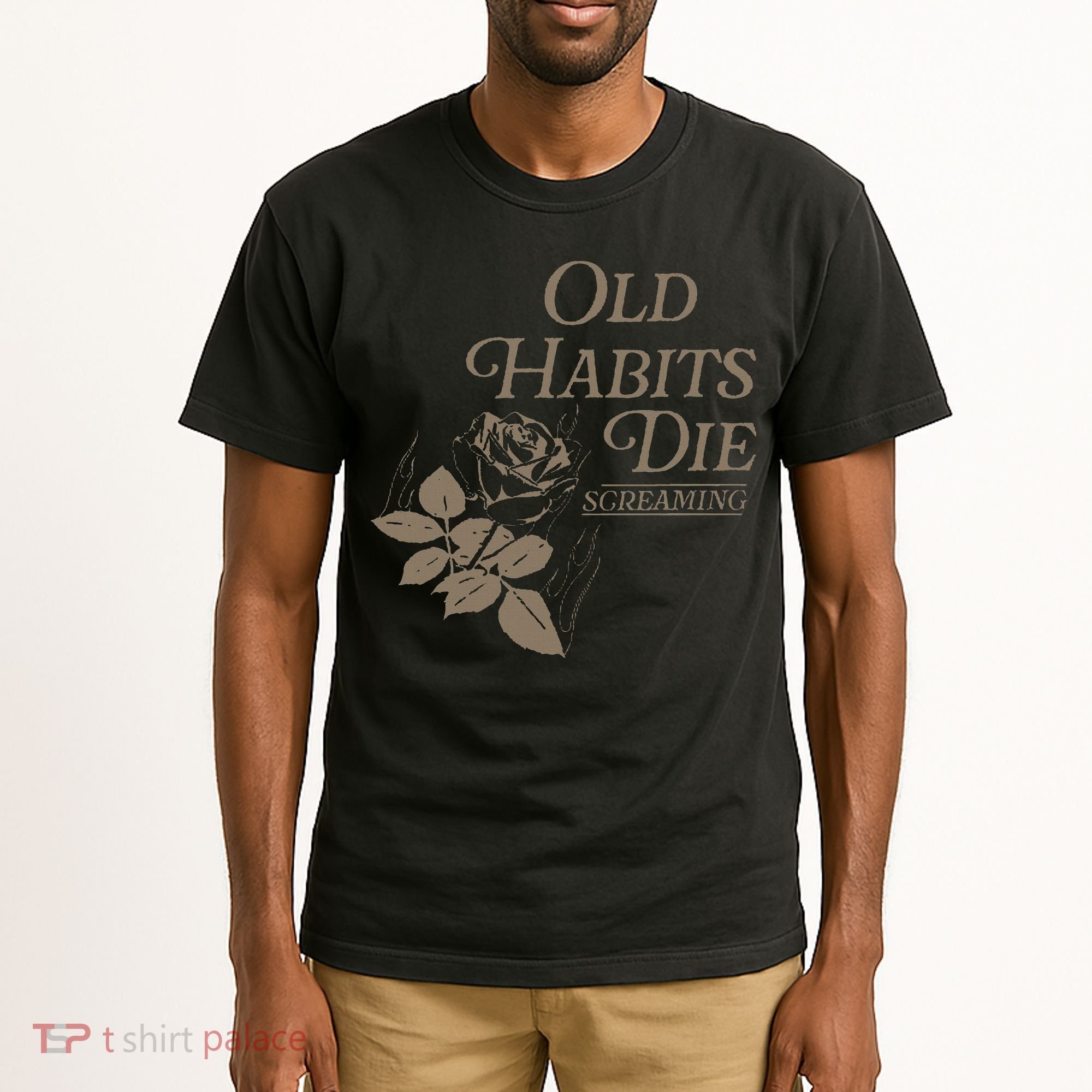 Old Habits Die Screaming Tall T-Shirt