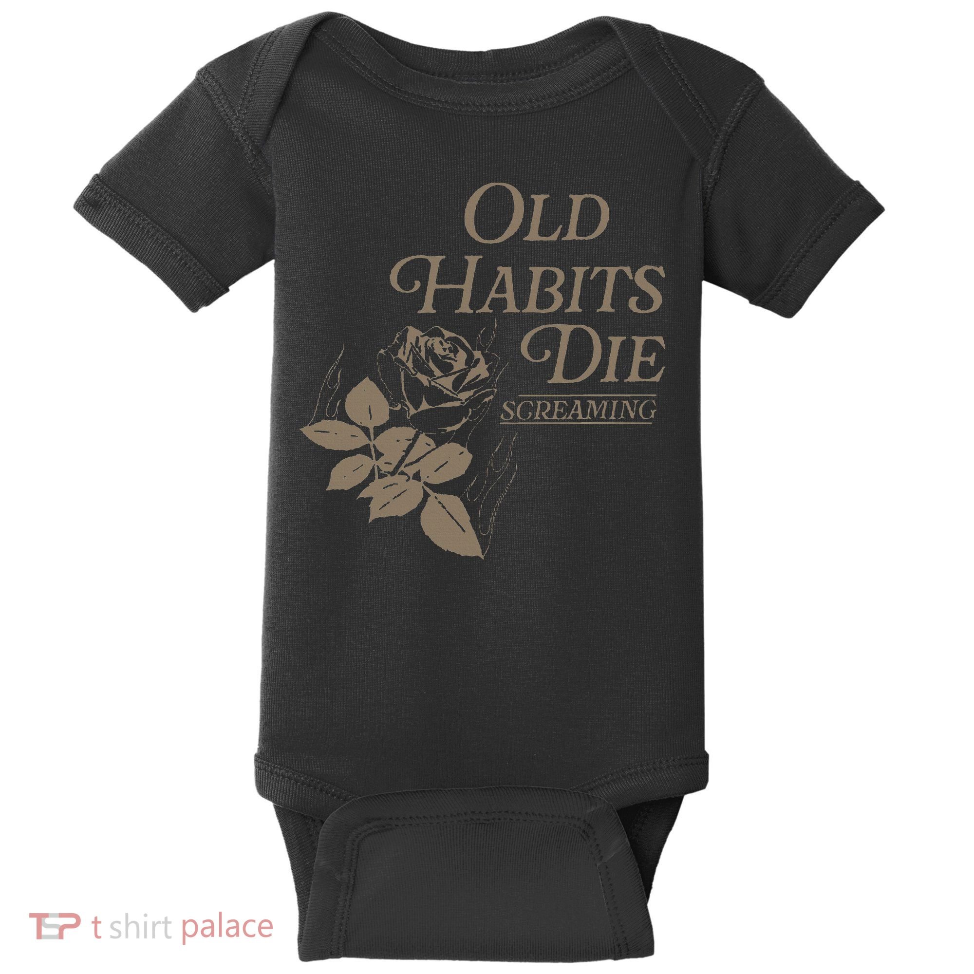 Old Habits Die Screaming Baby Bodysuit