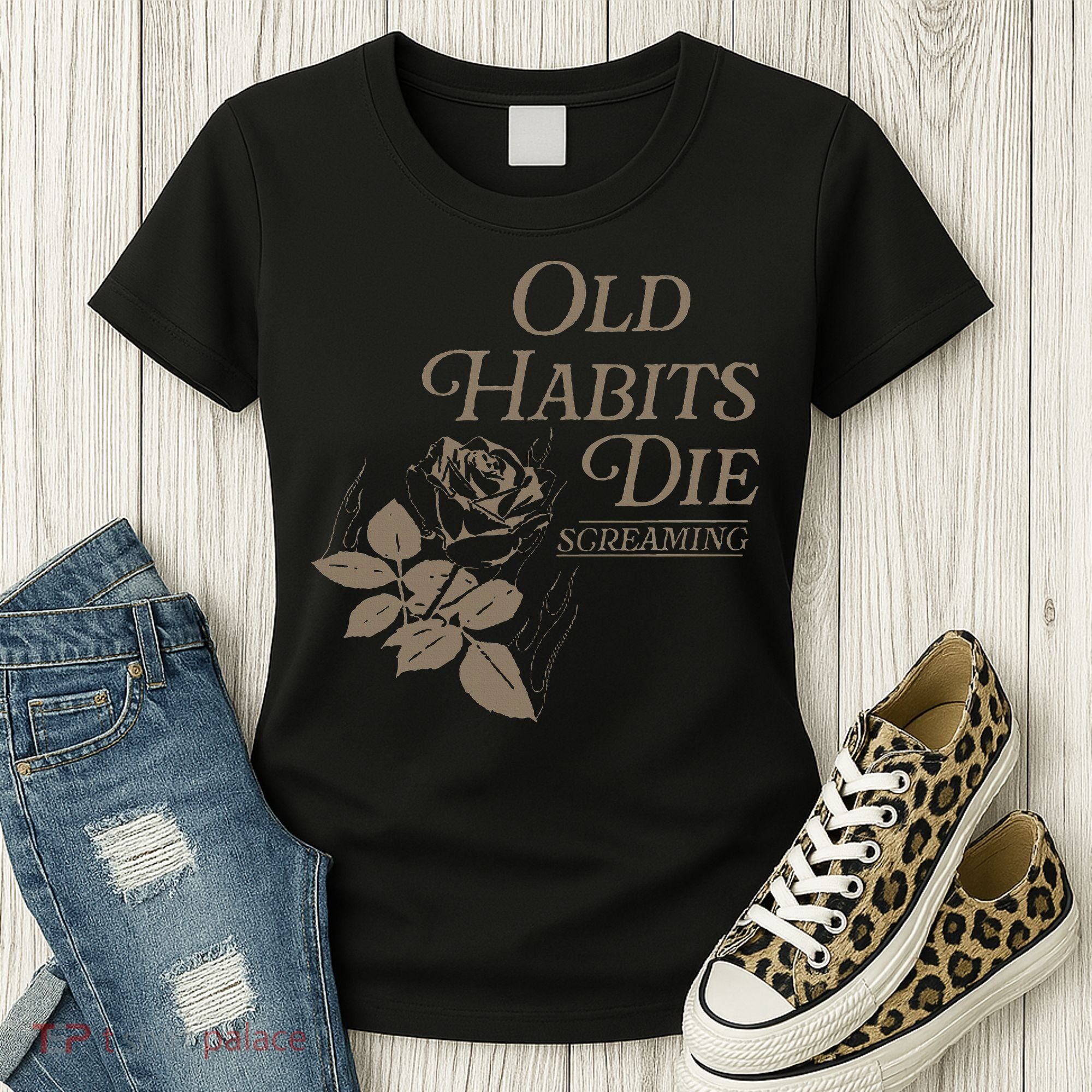 Old Habits Die Screaming Women's T-Shirt