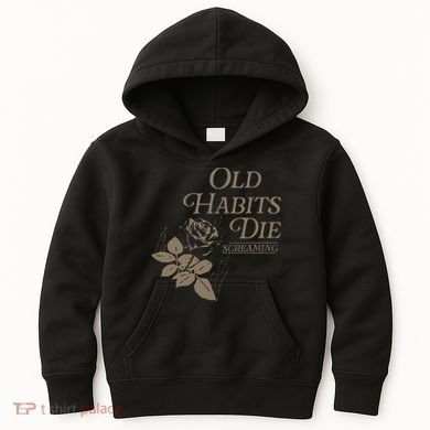 Old Habits Die Screaming Kids Hoodie